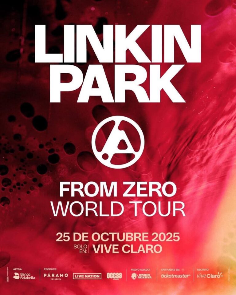 Linkin Park retorna a Bogotá: uma segunda visita histórica com Emily Armstrong no comando