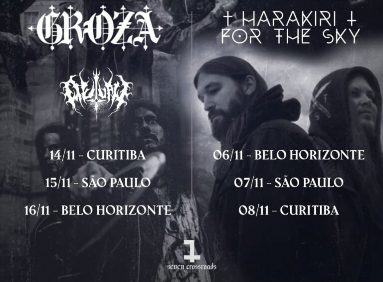 Seven Crossroads anuncia combo para Harakiri For The Sky, Groza e Outlaw