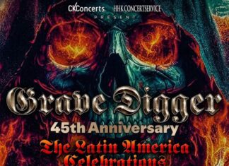 Grave Digger no Brasil – “The Latin America Celebrations – 45th Anniversary”