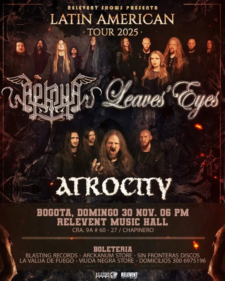 Arkona, Atrocity e Leaves’ Eyes: Bogotá se tornará uma terra de guerreiros