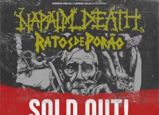 Napalm Death + Ratos de Porão em São Paulo – SOLD OUT