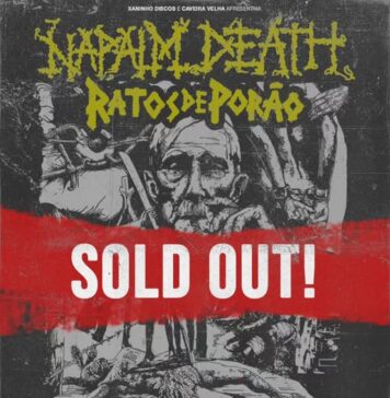 Napalm Death + Ratos de Porão em São Paulo – SOLD OUT