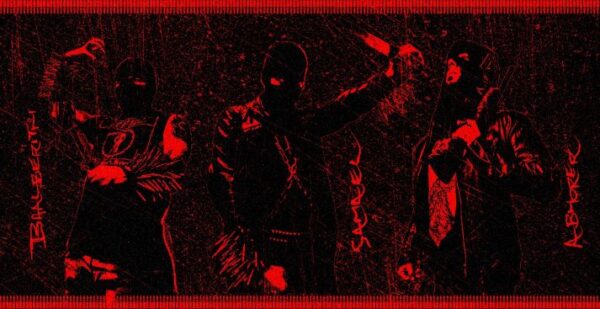 Cartaz promocional do show com logos de Desecration of Christ e Sarcófago, data 6 de dezembro de 2025 e local Miami Recepciones, Quito.