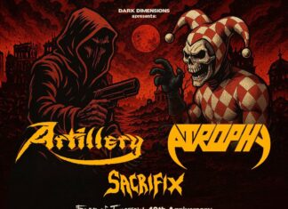 Massacre Thrash Metal em dose tripla: Sacrifix une-se às lendas internacionais Artillery e Atrophy ao vivo em São Paulo