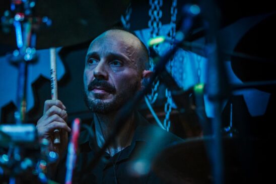 Momentos finais do show com a banda toda no palco