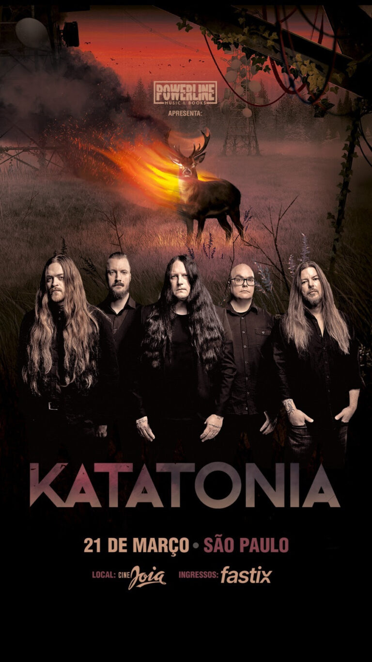 Powerline apresenta Katatonia no Brasil – Data única em São Paulo – 21/03/2026