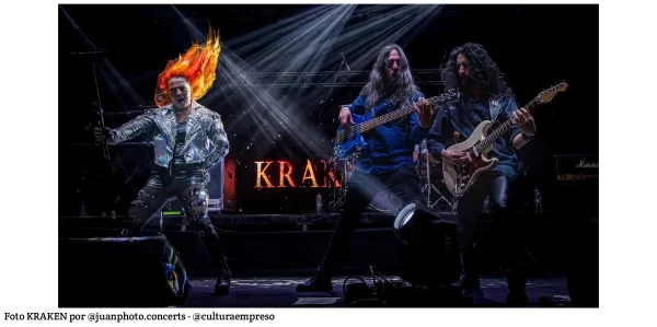 Kraken se apresentando no INGAFEST 2025, foto por Juanphoto.concerts