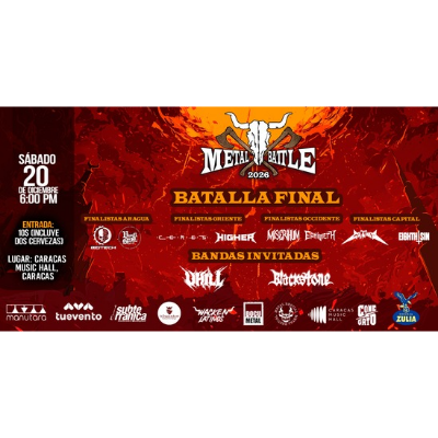 Caracas se prepara para a grande final do Wacken Metal Battle South America na Venezuela em 2025