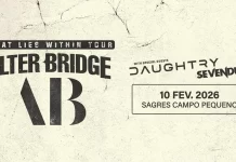 ALTER BRIDGE regressam a Lisboa @ Sagres Campo Pequeno | 10.02.2026