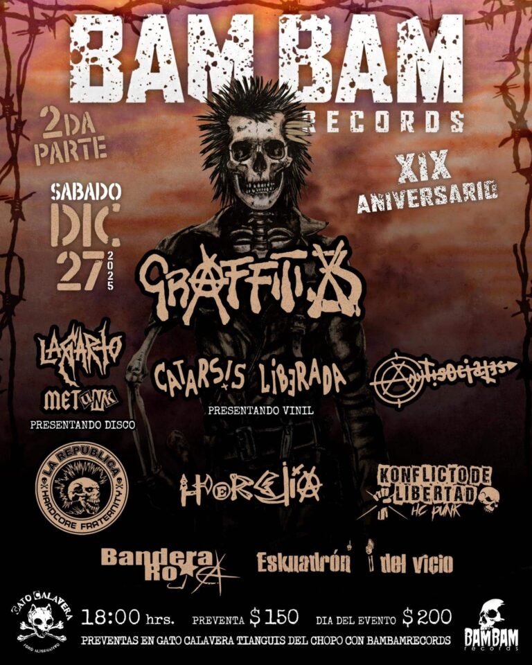 Aniversário da BAMBAM Records. Parte 2. Cidade do México, México.
