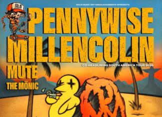 We Are One Tour 2026 com Pennywise e Millencolin terá data extra em São Paulo