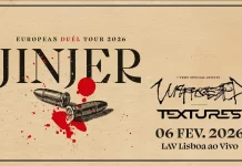 JINJER em Lisboa @ LAV – Lisboa Ao Vivo | 06.02.2026