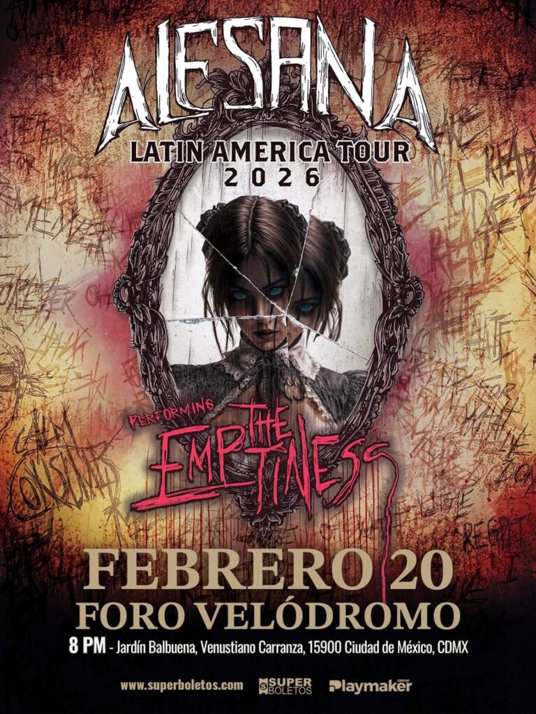 Carpa Velódromo recebe  Alesana, CDMX. Mx.