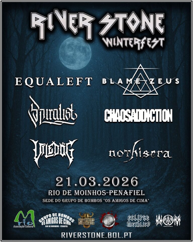 RIVER STONE WINTER FEST 2026 regressa a Penafiel com cartaz de peso ! – Portugal