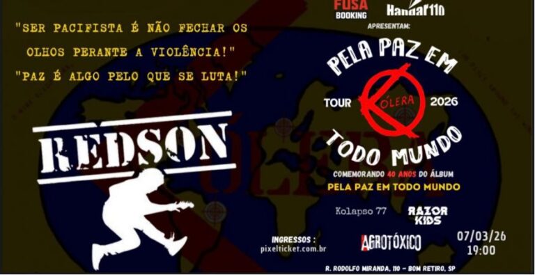 Hangar 110: Punk Rock luso-brasileiro em Março (07/03/2026)