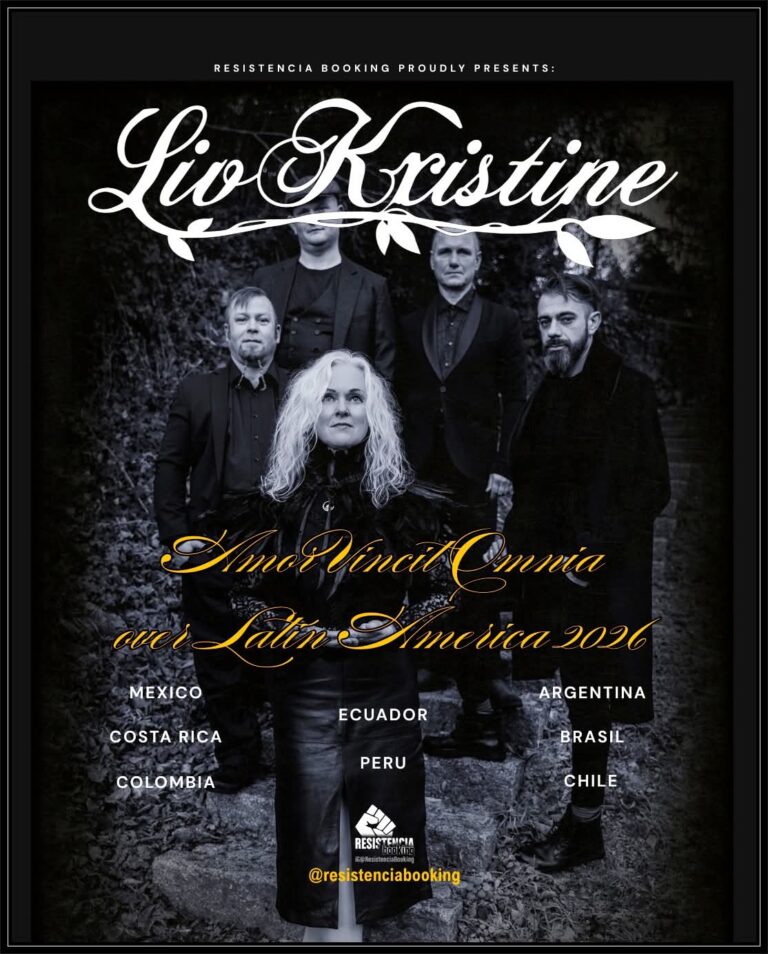 Liv Kristine confirma shows no Brasil em 2026 e celebra nova fase com a turnê “Amor Vincit Omnia”