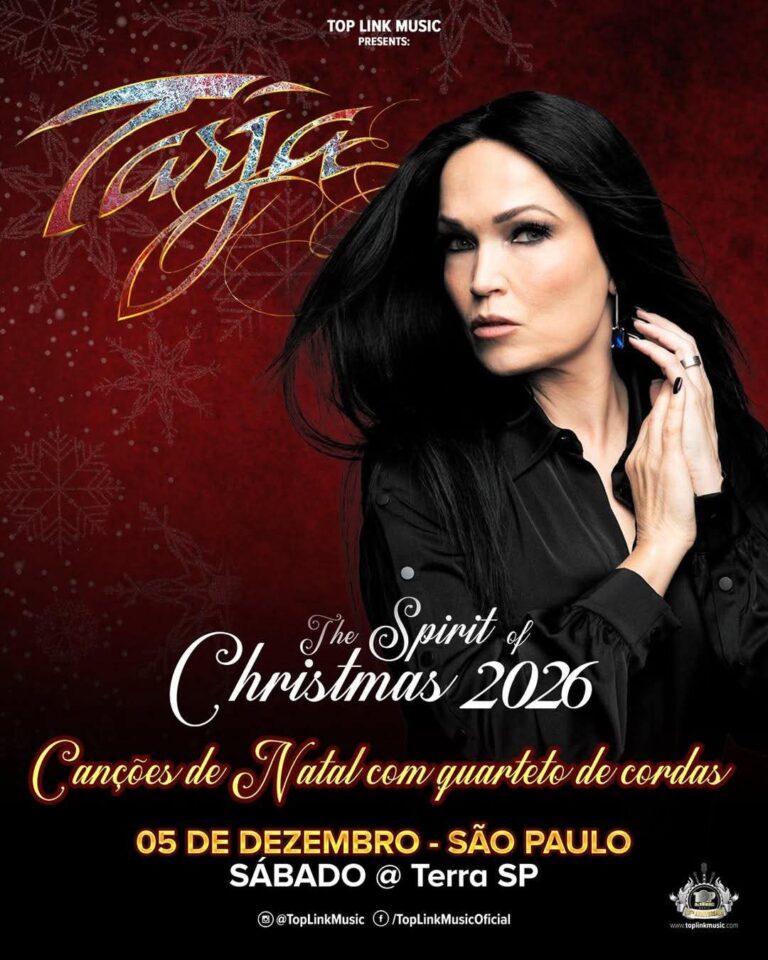 Tarja Turunen traz a São Paulo o concerto natalino “The Spirit Of Christmas” em 5 de dezembro de 2026