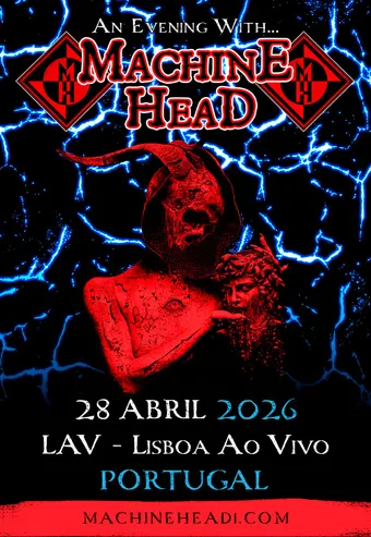 MachineHead cartaz 2026 Lisboa