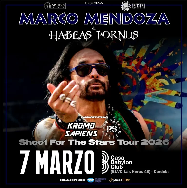 Marco Mendoza & Habeas Pornus en Cordoba!!!