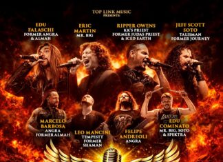 Masters Of Voices: nova superbanda reúne Eric Martin (Mr. Big), Edu Falaschi (Angra/Almah), Tim “Ripper” Owens (Judas Priest/KK’s Priest/Iced Earth) e Jeff Scott Soto (Talisman, Journey, Yngwie Malmsteen)