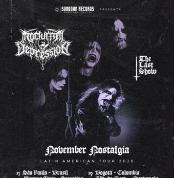 Nocturnal Depression: Datas e locais revelados – América Latina