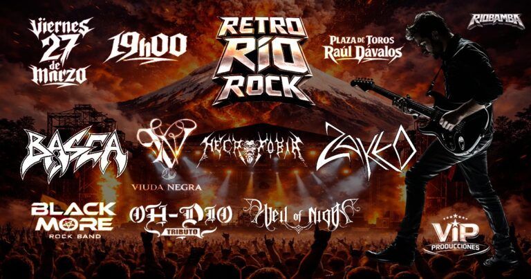 NOITE DE ROCK Retro Rio Rock em Riobamba