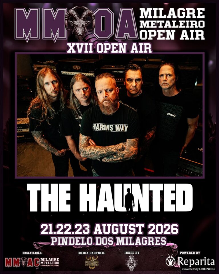 Milagre Metaleiro Open Air 2026: THE HAUNTED irão espalhar destruição em Pindelo Dos Milagres ! – Portugal