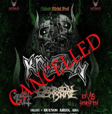 Krisiun – Cancelada a Sláinte Metal Tour que aconteceria em março na América do Sul