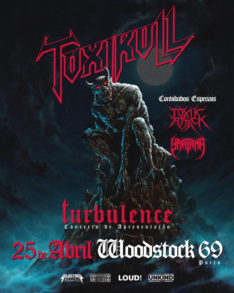 Toxikull irão apresentar o novo álbum “Turbulence” na Invicta ! – Porto, Portugal