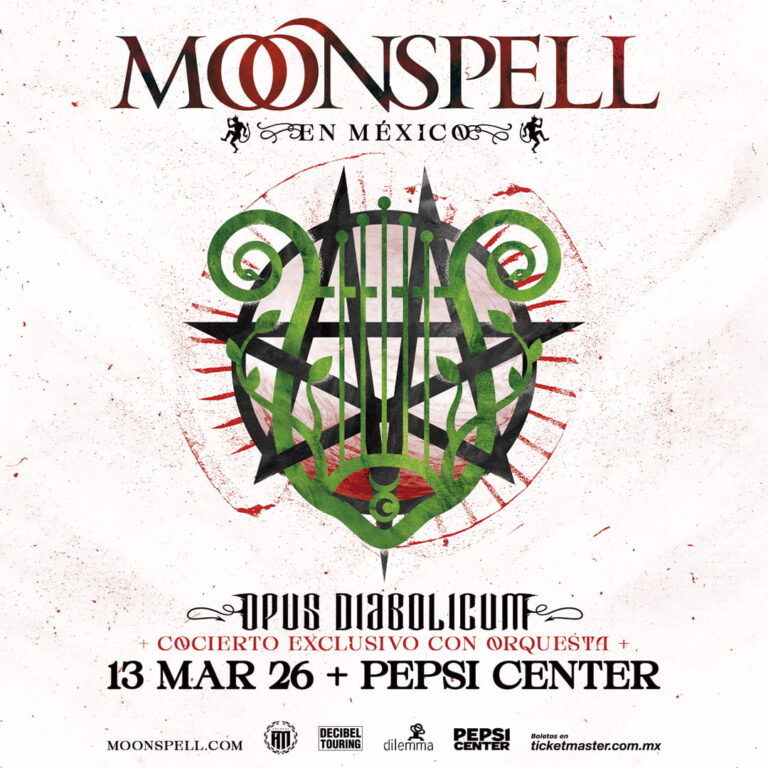 Moonspell Apresenta su sinfónico en la CDMX.