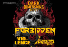 Contagem regressiva para o caos: Forbidden, Vio-Lence e Venom Inc. prestes a se encontrar no Dark Dimensions Fest 2026!