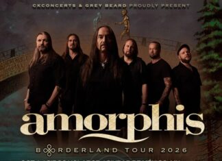 Amorphis no Brasil: São Paulo – 18/10/2026 no Carioca Club