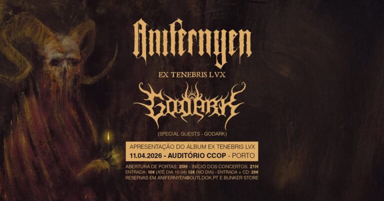 Anifernyen: Concerto de Apresentação de “Ex Tenebris Lvx” – Porto, Portugal