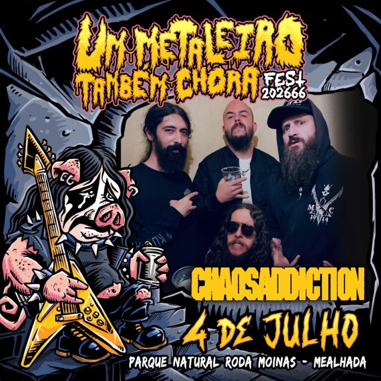 𝐂𝐇𝐀𝐎𝐒𝐀𝐃𝐃𝐈𝐂𝐓𝐈𝐎𝐍 levam Kintsugi ao Um Metaleiro Também Chora