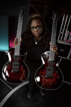 Diamond Rowe with her Jackson