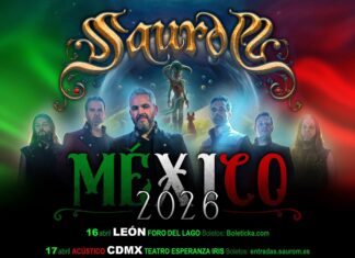 Saurom se presenta en México en abril y mayo.
