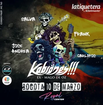 Kabrones chega a Bogotá com sua turnê pela Colômbia: 10 de março no Royal Center