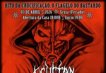 RITO DE CRUCIFICAÇÃO, O FLAGELO DO BASTARDO! Ocultan, Legio Inferi e Repúdio- 03/04;2026 no Hangar 110