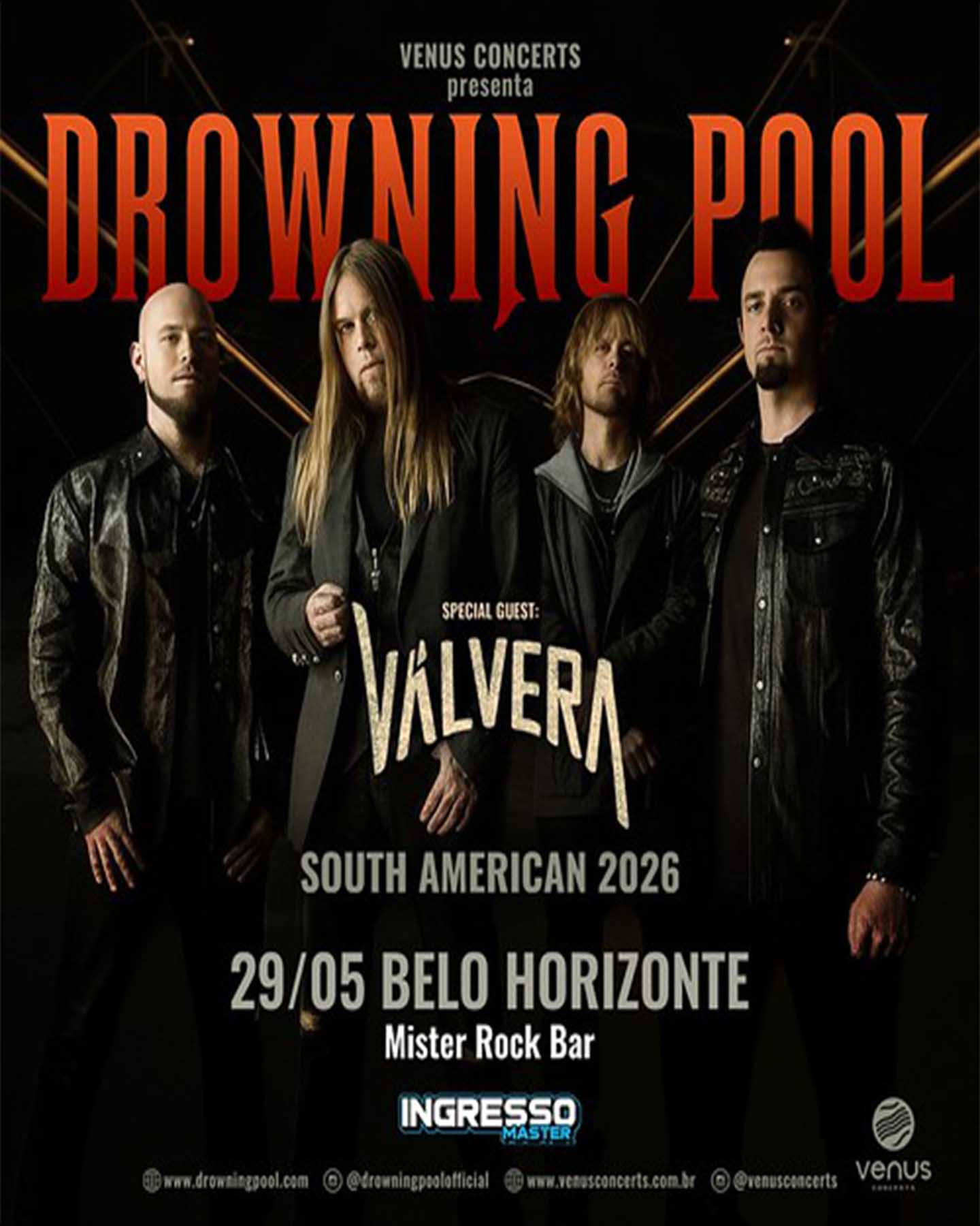 Drowning Pool em BH