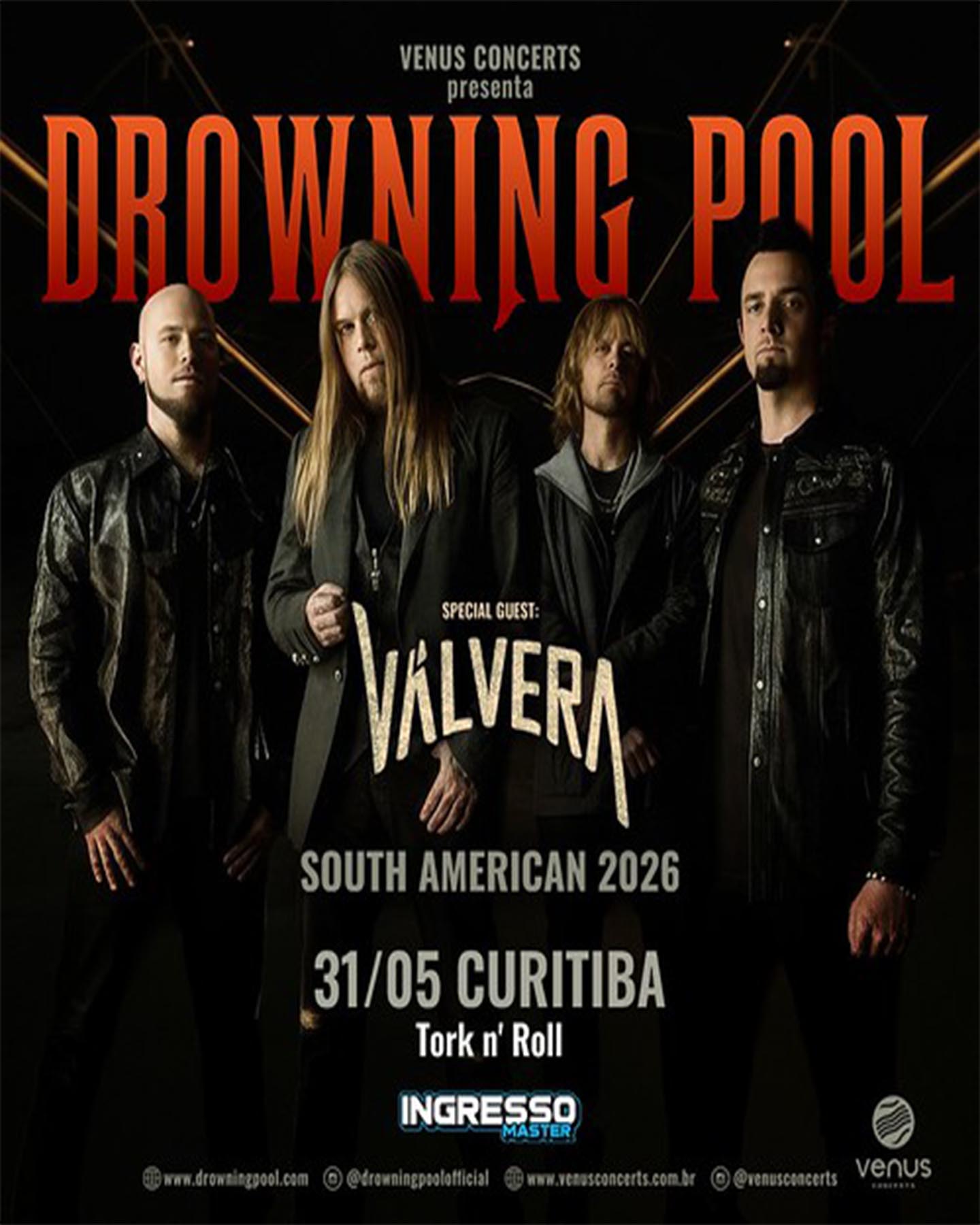 Drowning Pool em Curitiba