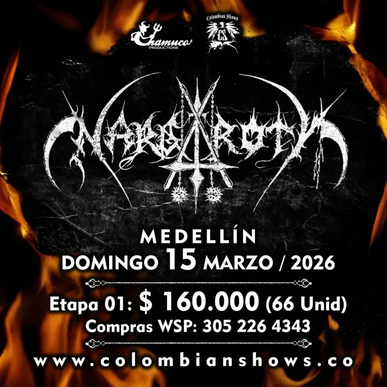 NARGAROTH em Medelín: 30 anos depois, o culto não se negocia
