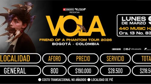 VOLA+ info de entradas