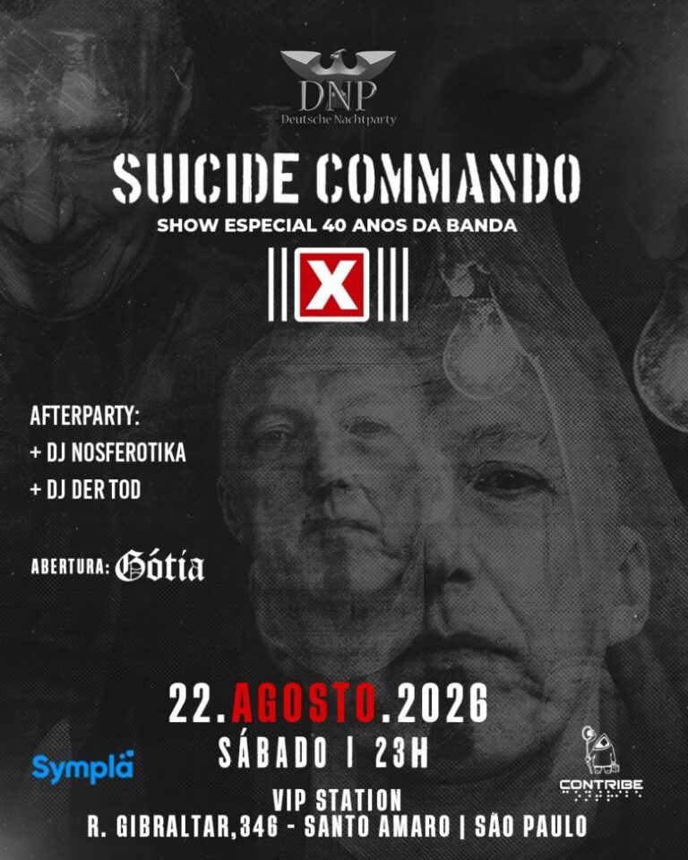 Suicide Commando com show único em São Paulo