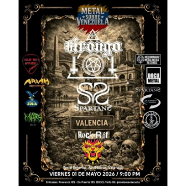 Cartaz do evento Spartans em Valencia Venezuela