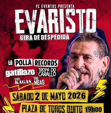 EVARISTO PÁRAMOS – TURNE DE DESPEDIDA 2026 – QUITO, EQUADOR