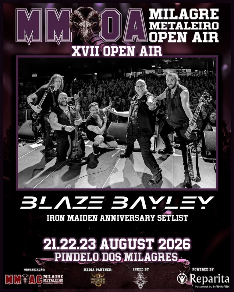 Milagre Metaleiro Open Air 2026: Lendário Blaze Bayley está confirmado na próxima edição ! – Pindelo dos Milagres, Portugal