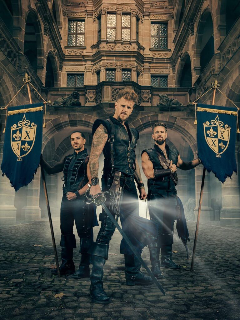 Os Mosqueteiros chegam ao Leyendas del Rock, d’Artagnan na Espanha