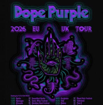 DOPE PURPLE SE APRESENTA NO DESERTFEST BERLIM, EM 15 DE MAIO