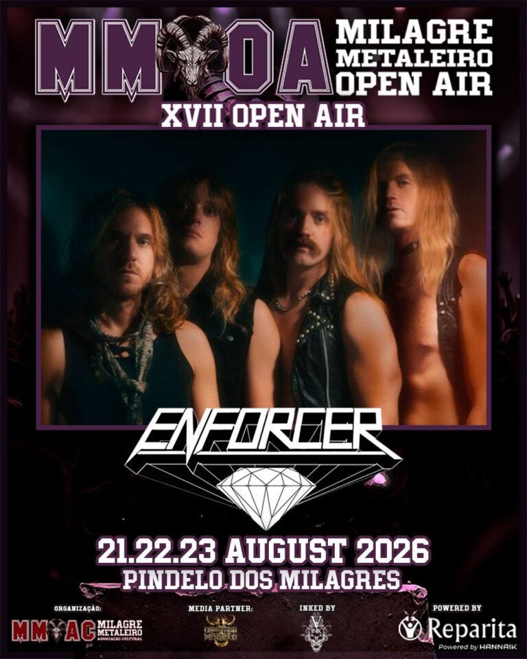 Milagre Metaleiro Open Air 2026: Suecos Enforcer na próxima edição ! – Pindelo dos Milagres, Portugal