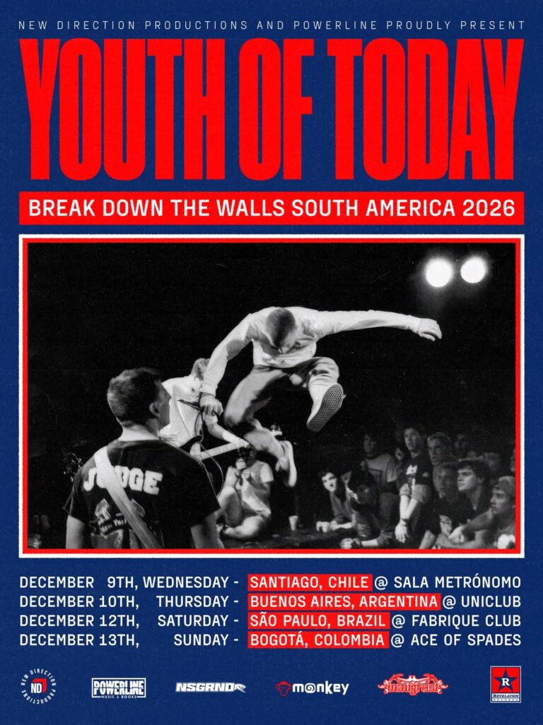 Youth of Today: South America Tour 2026